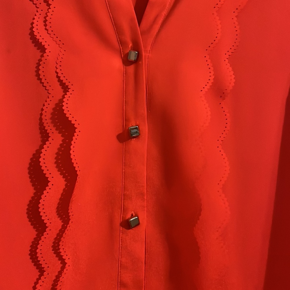 Women’s Cremieux blouse size small - Picture 2 of 6